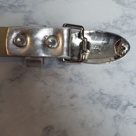 Y2K Silver Belt M/L - Picture 5 of 6